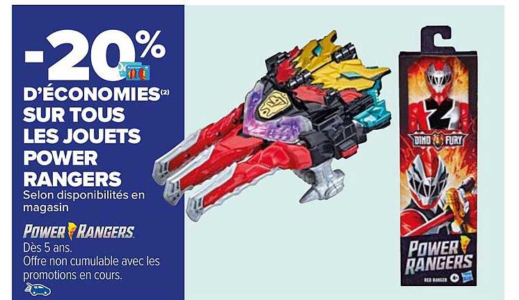 jouets power rangers