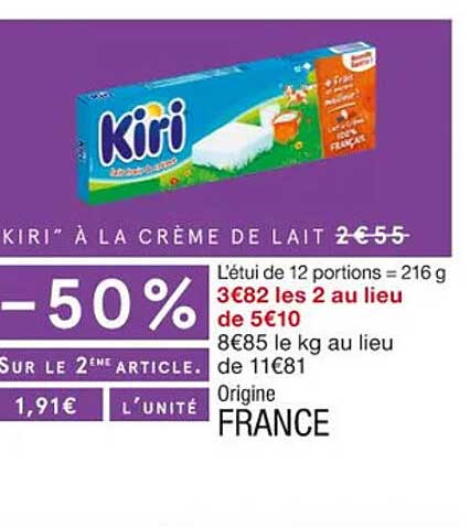 Kiri "à La Crème De Lait"
