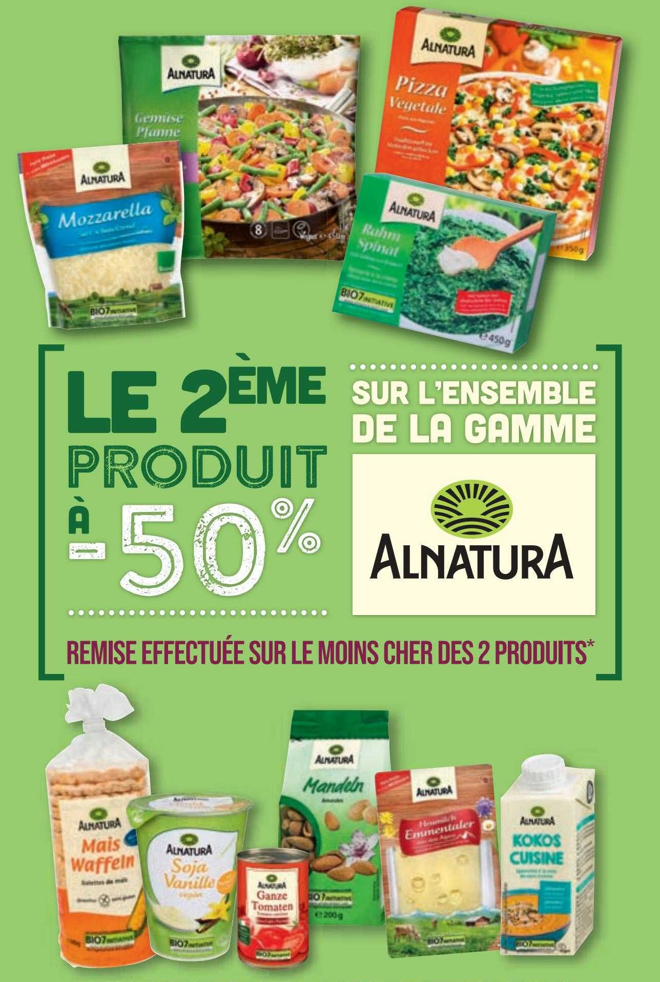 l'ensemble de la gamme alnatura