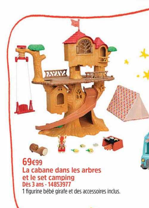 La Cabane Dans Les Arbres Et Le Set Camping