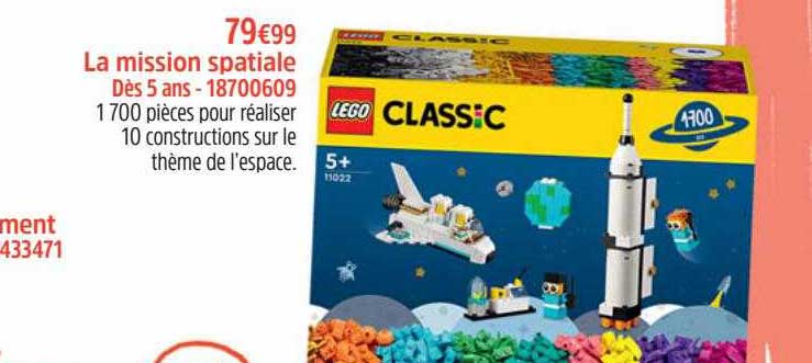 la mission spatiale lego classic
