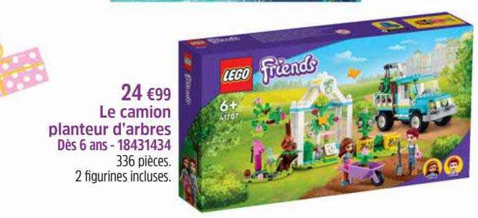 le camion planteur d'arbres lego friends
