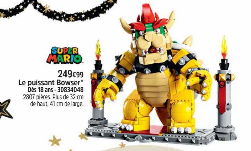 le puissant bowser super mario