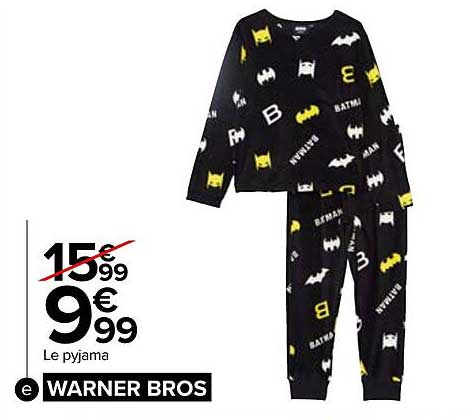 le pyjama warner bros
