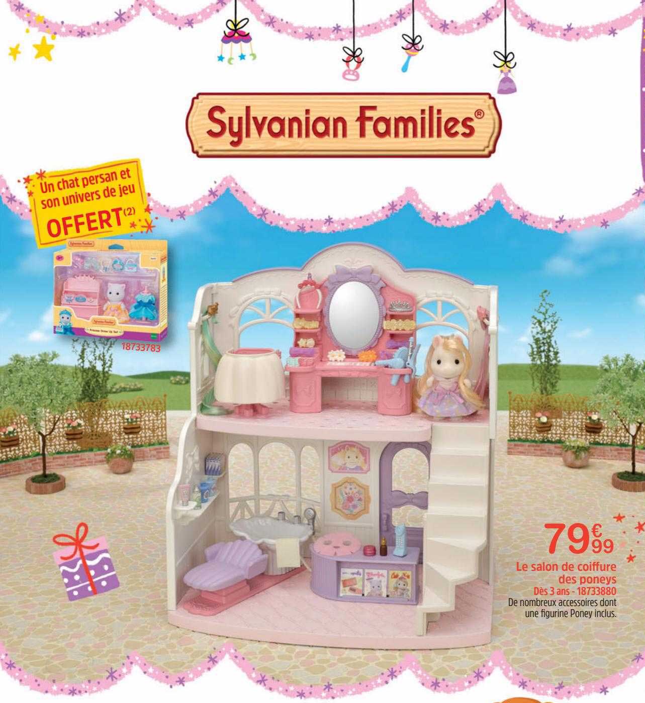le salon de coiffure des poneys sylvanian families