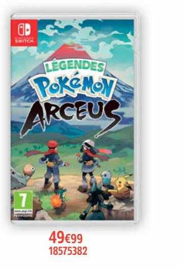 légendes pokémon arceus