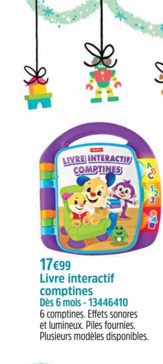 Livre Interactif Comptines