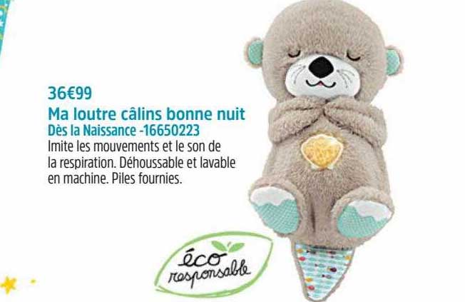 ma loutre câlins bonne nuit