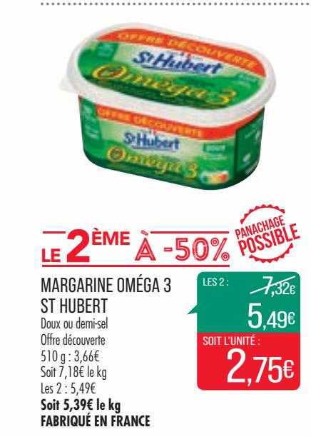margarine oméga 3 st hubert