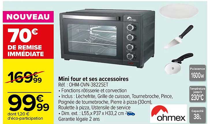 mini four et ses accessoires ohmex
