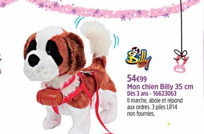 Mon Chien Billy 35 Cm