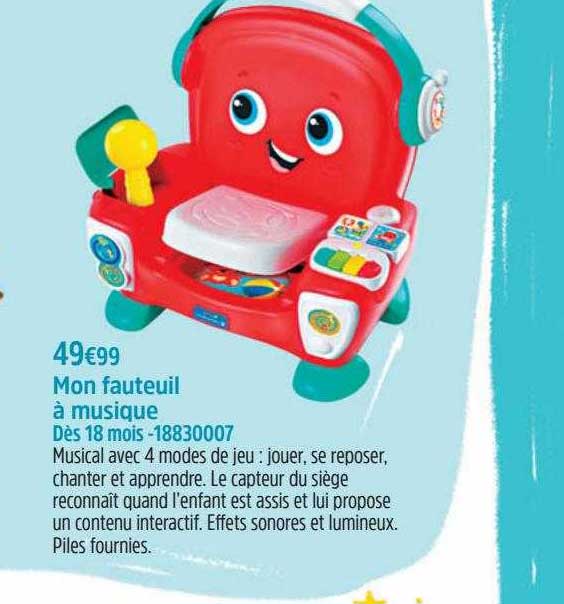 mon fauteuil à musique