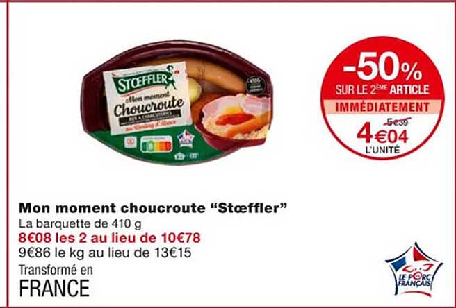mon moment choucroute "stoeffler"