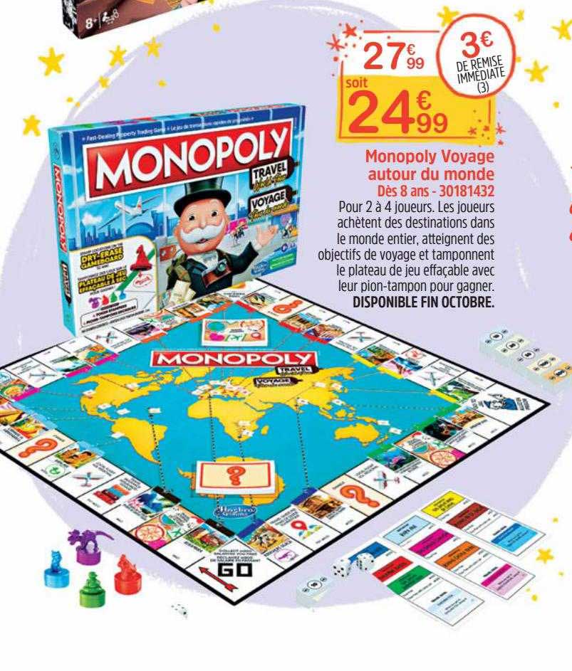 Monopoly Voyage Autour Du Monde
