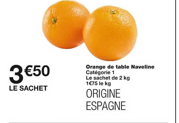 orange de table naveline