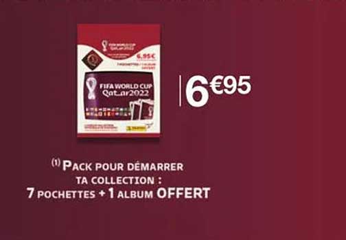 pack pour démarrer ta collection : 7 pochettes + 1 album