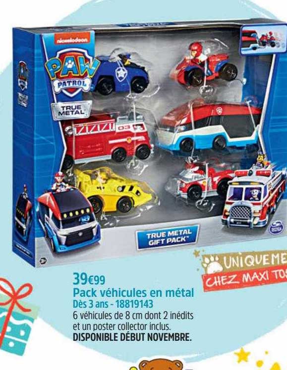 Pack Véhicules En Métal Paw Patrol