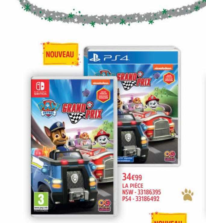 paw patrol grand prix