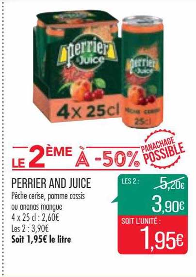 perrier and juice