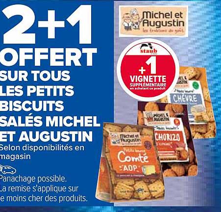 Petits Biscuits Salés Michel Et Augustin