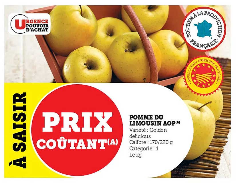 pomme du limousin aop golden