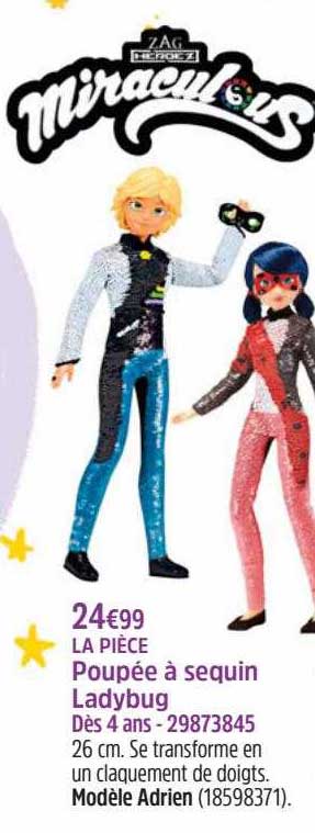 poupée à sequin ladybug