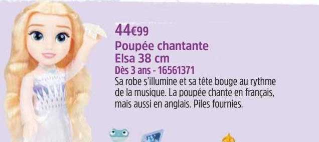Poupée Chantante Elsa 38 Cm