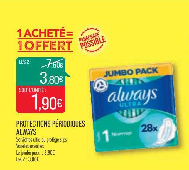 protections périodiques always