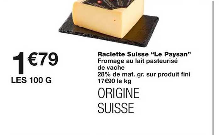 raclette suisse "le paysan"