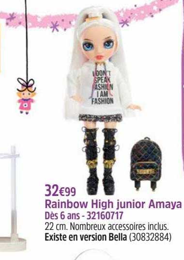 rainbow high junior amaya