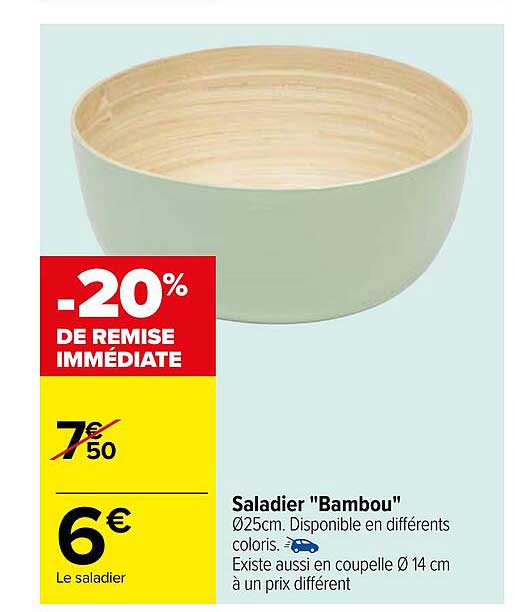 Saladier "bambou"