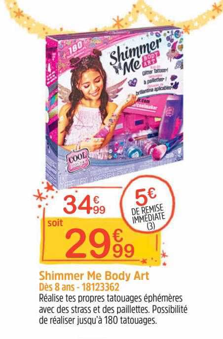 shimmer me body art