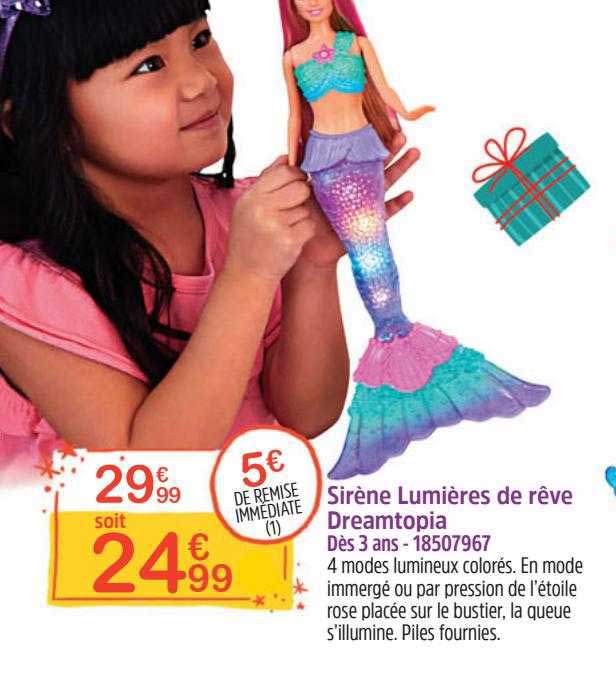 sirène lumières de rêve dreamtopia