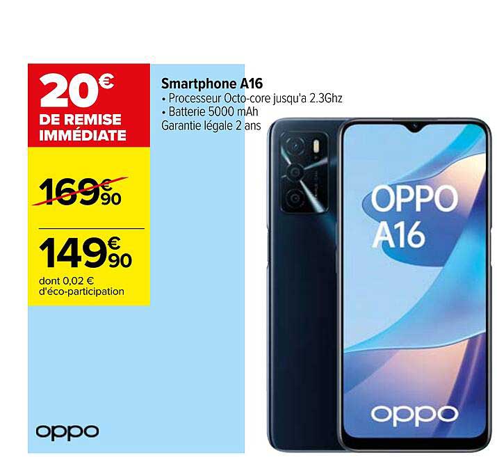 smartphone a16 oppo