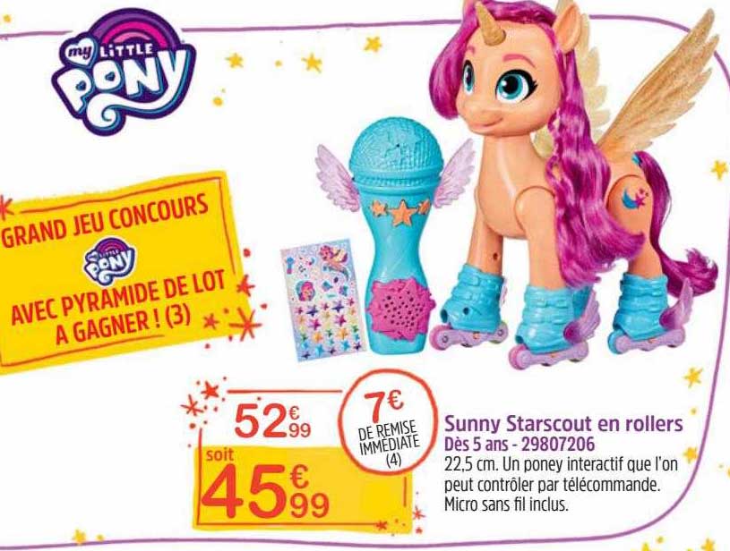 sunny starscout en rollers my little pony