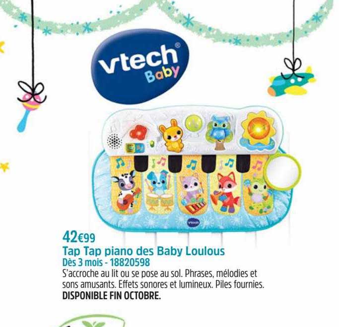 tap tap piano des baby loulous