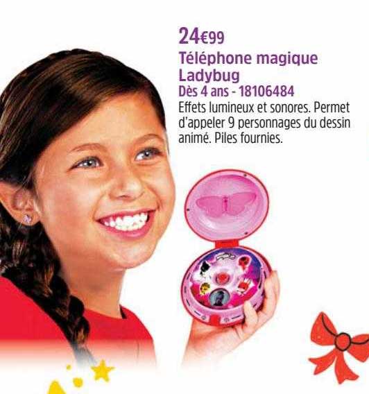 téléphone magique ladybug