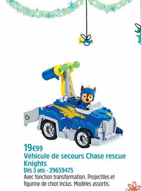 véhicule de secours chase rescue knights
