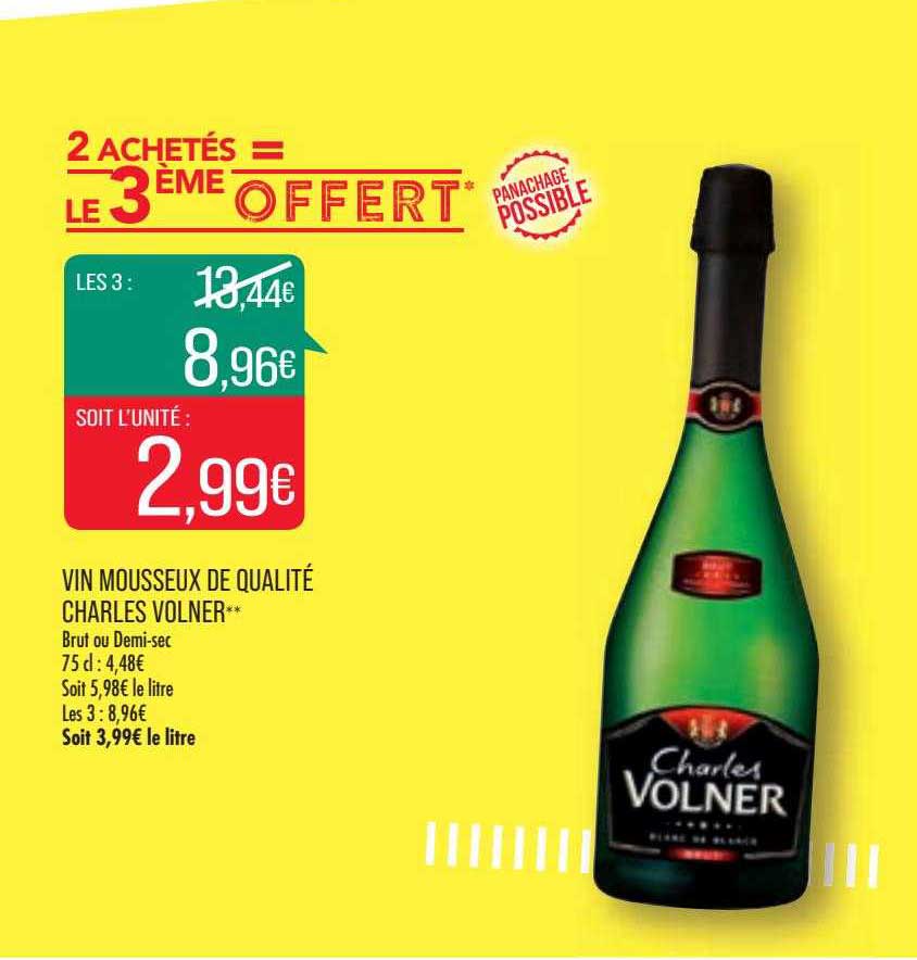 vin mousseux de qualité charles volner