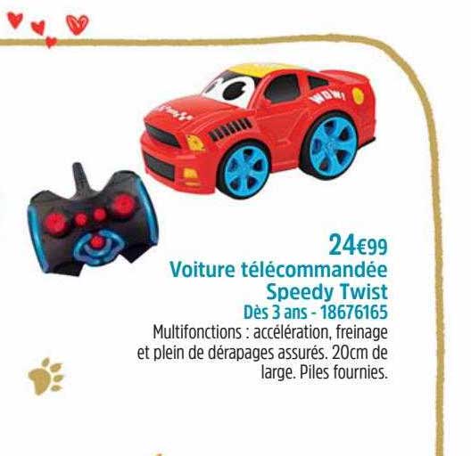 Voiture Télécommandée Speedy Twist