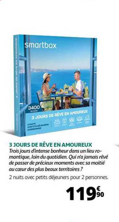 3 jours de rêve en amoureux