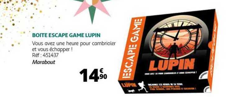 boite escape game lupin