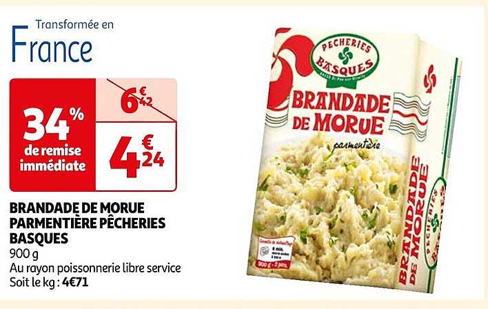 brandade de morue parmentière pêcheries basques