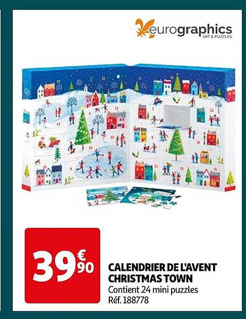 calendrier de l'avent christmas town