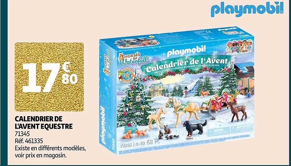 calendrier de l'avent équestre playmobil