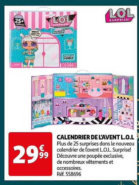calendrier de l'avent l.o.l.
