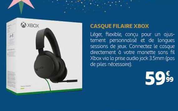 casque filaire xbox