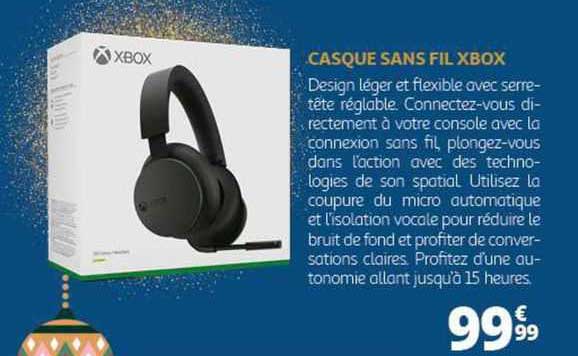 casque sans fil xbox