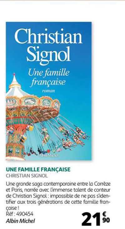 christian signol - une famille française
