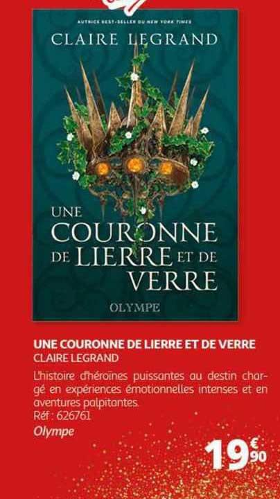 claire legrand - une couronne de lierre et de verre